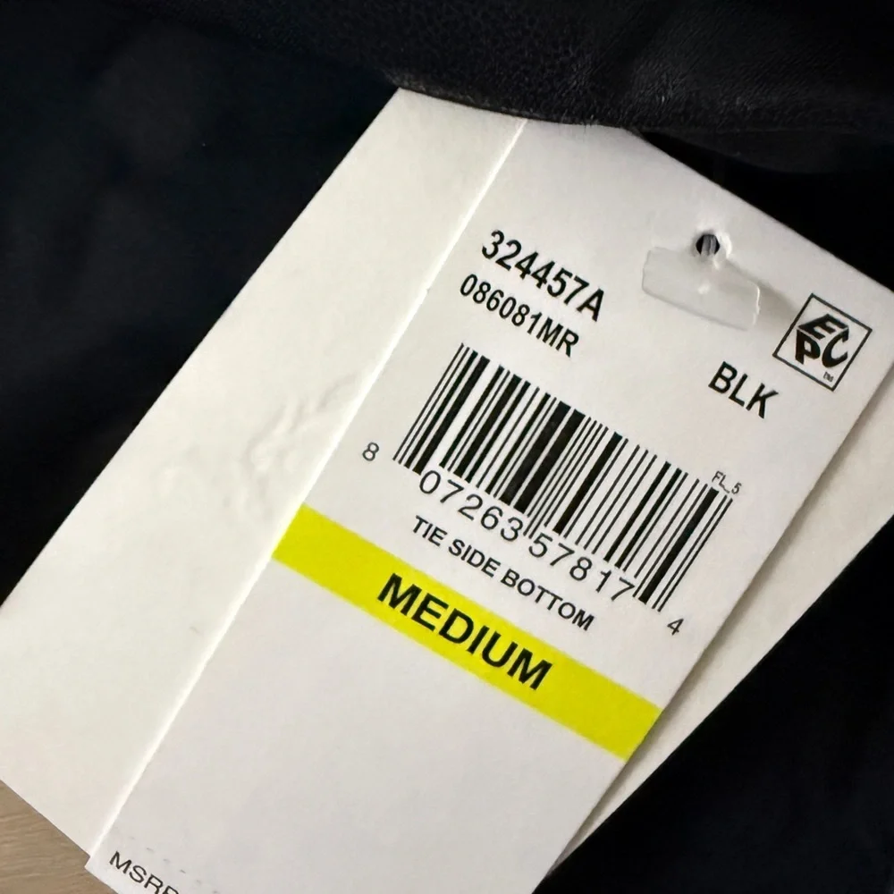 NWT Becca Swimwear Liquid Metal Size S top Size M bottom - Picture 4 of 4